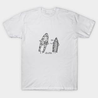 Fluted Projectile Points - Archaeology Humor T-Shirt